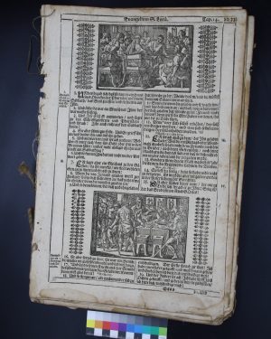 Originale Seiten einer Kurfürstenbibel