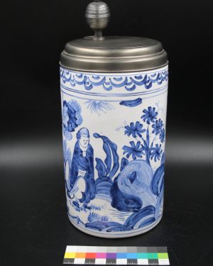 Fayencekrug Chinoiserie