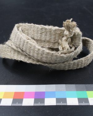 Brouchengürtel aus Leinen