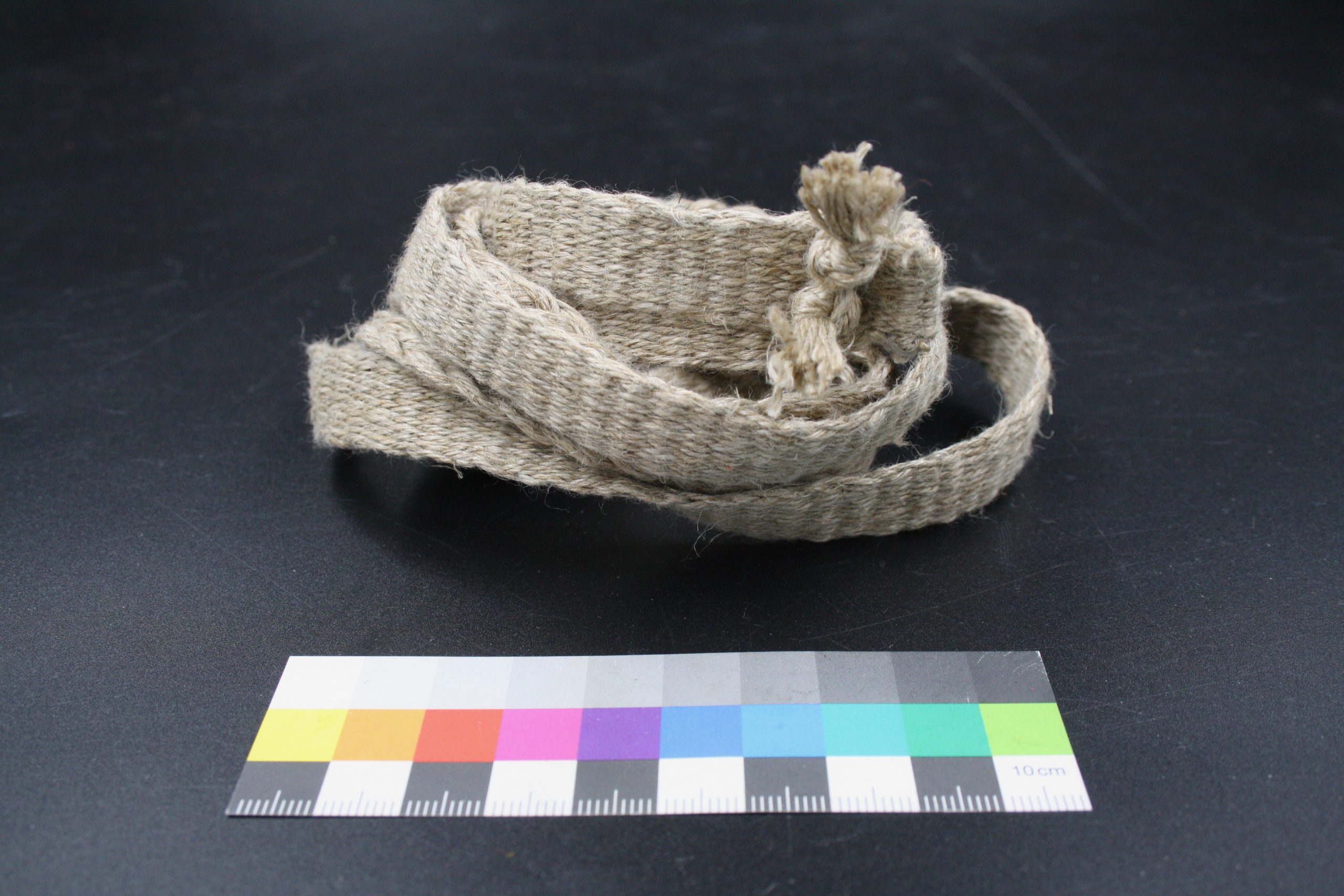 Brouchengürtel aus Leinen