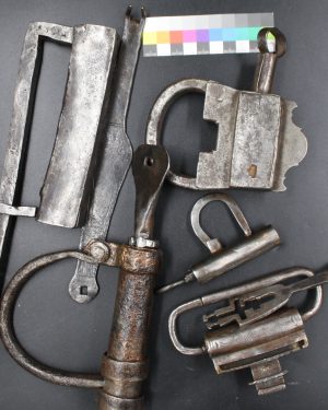 Geschmiedetes Schloss